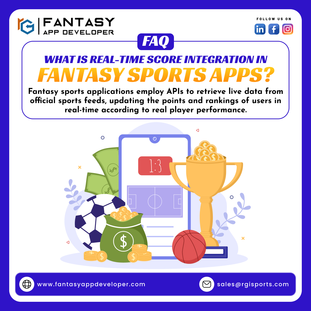 You can get all unique features under one roof for your dream fantasy sports app. Contact Us.

📞 91-982-868-6605
✉️ sales@rgisports.com
🌐 fantasyappdeveloper.com

#FantasySports #FantasyAppDeveloper