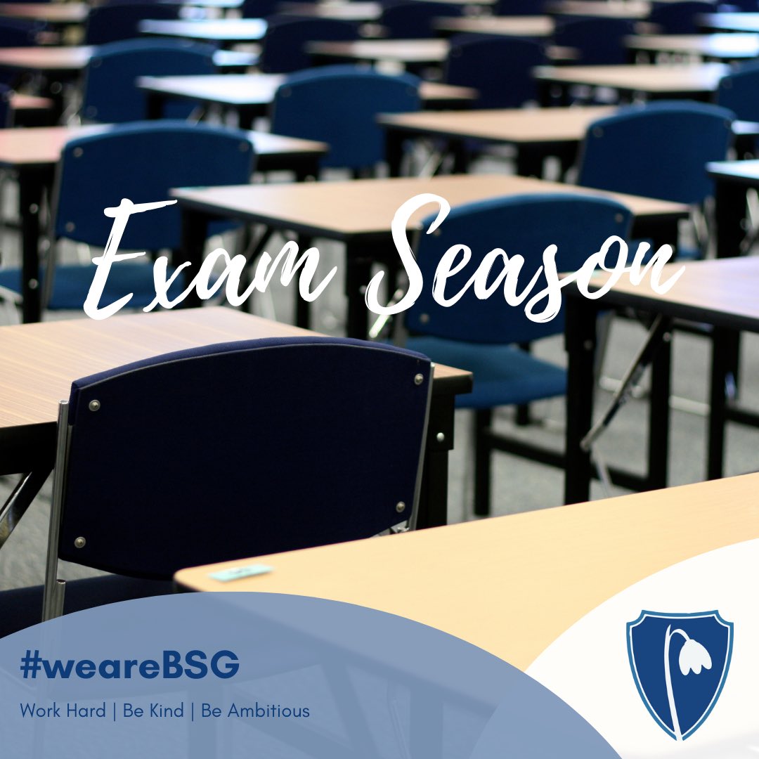 🖊️ A busy day ahead as we say farewell to Year 13, whilst also marking the start of the formal exam season. Wishing them all the very best!
#weareBSG #workhard #bekind #beambitious