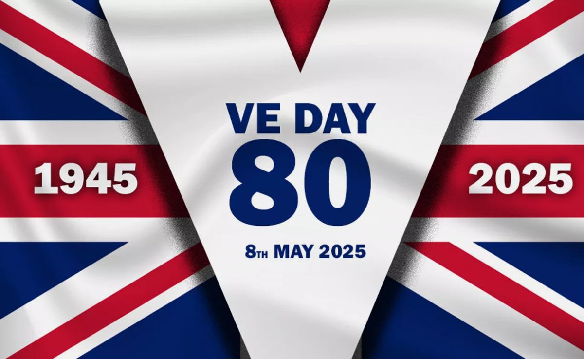 Today we celebrate the 80th Anniversary of #VEDay. The end of World War II in Europe.

We remember, thank and honour all those that fought for our country.