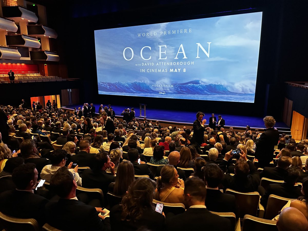 markdeeble1's tweet image. I was fortunate to attend the royal premier of OCEAN for which @jaccadeeble was one of the u/w cinematographers. 
It is the most important film I’ve seen. It is not too late to save our oceans - the solution is disarmingly simple.
I urge everyone to go and see the film.