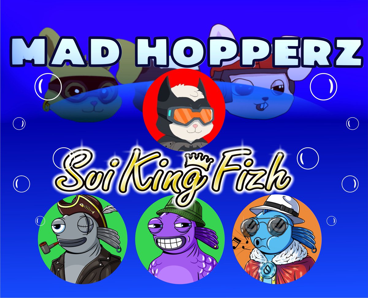 🔥GIVEAWAY🔥

Sui King Fizh X Mad Hopperz

Mad Hopperz NFT <a href="/MadHopperzNFT/">Mad Hopperz</a> is an exclusive collection of 2,048 rebellious bunnies hopping onto the Sui Network. Each NFT doubles as a membership pass to an elite club of builders, visionaries, and chain-shapers.

🎁10x WL and 5x OG