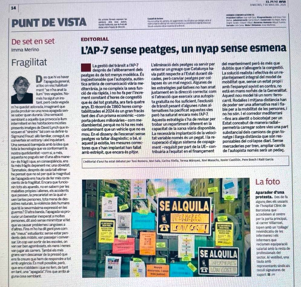 Aparador d’una protesta