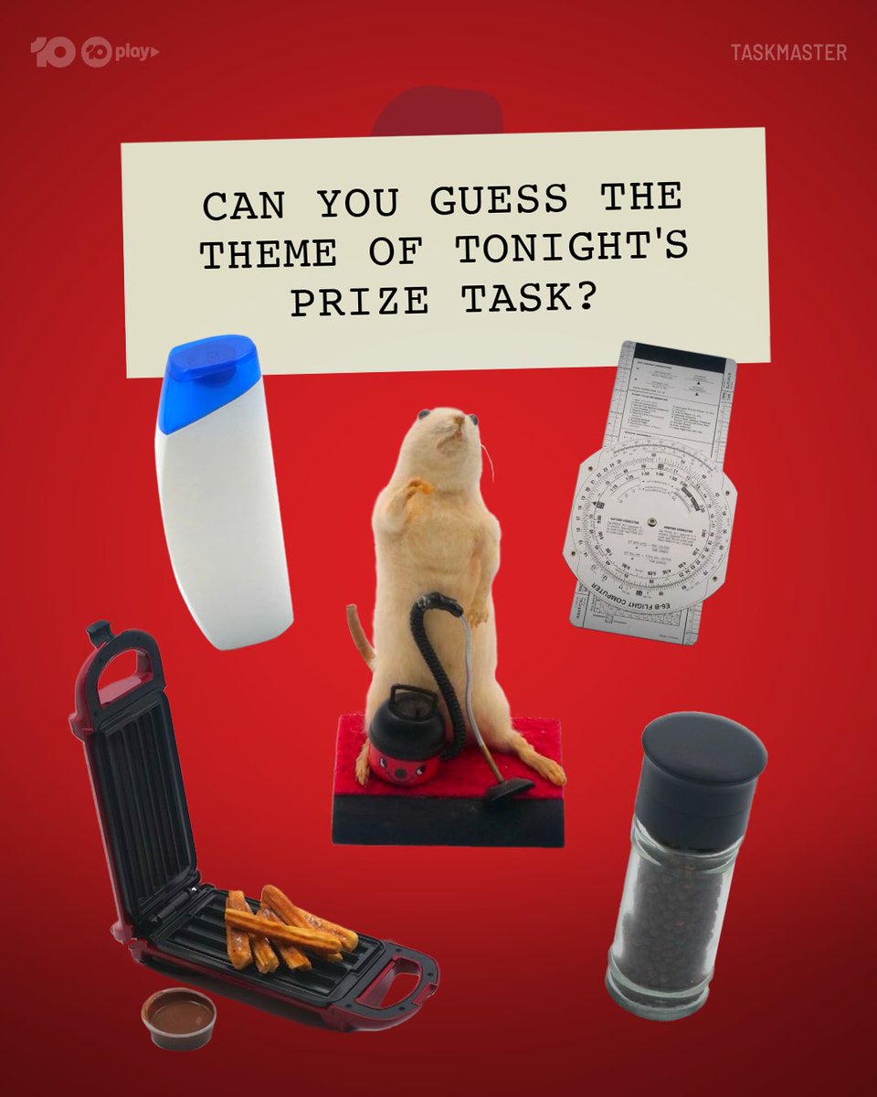 TaskMasterAU's tweet image. CLUE: It's something we can all relate to! 😔

#TaskmasterAU | 7.30 Tonight on @Channel10AU and 10 Play