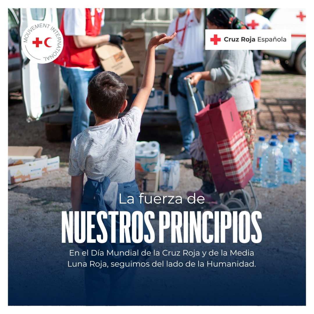 La fuerza de nuestros principios. Un legado humanitario que trasciende fronteras. Hoy, 8 de mayo, celebramos el Día Mundial de la Cruz Roja y de la Media Luna Roja.