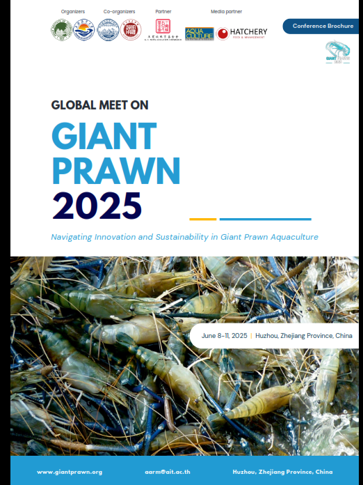 AfsAsian's tweet photo. The Giant Prawn 2025 Conference, which will be held from June 8 to 11 in Huzhou, Zhejiang Province, China  AFS councilor Prof. Huang Xuxiong as one of the two co-chairs of the conference. https://t.co/7ZOsppnVeG
