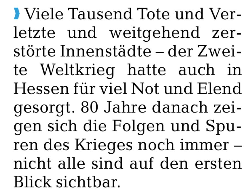 #Geschichtsrevisionismus, der. In ganz normaler deutscher Tageszeitung. War 1933 bis 1945 noch was außer Krieg (wie Naturereignis)? Wurde jenseits der Landesgrenzen getötet, zerstört - durch Deutsche? Wenn das Ding #Weltkrieg heißt, war am #8Mai wirklich Schluss?
#TagDerBefreiung