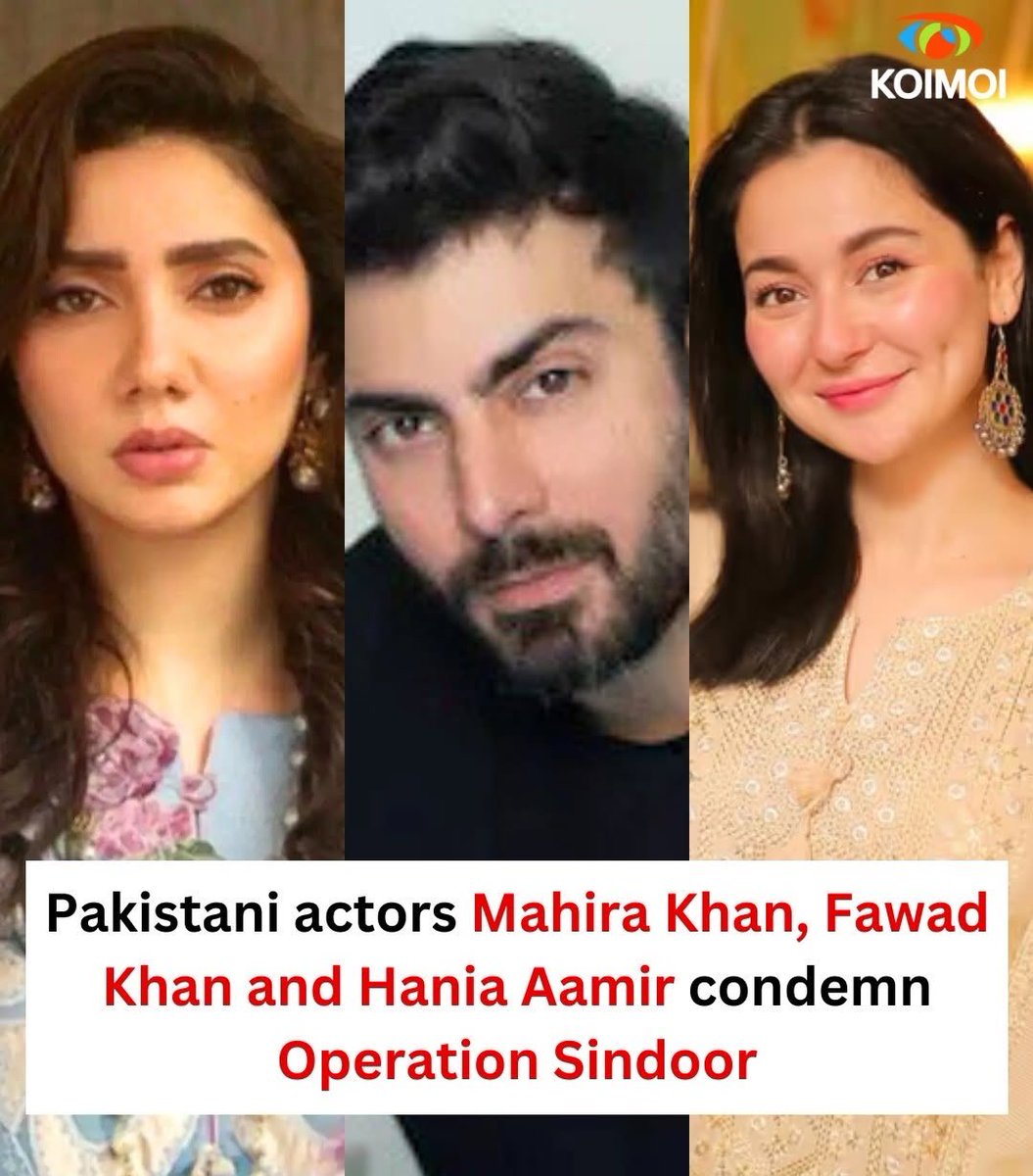 <a href="/TheMahiraKhan/">Mahira Khan</a> innocent tourists were ruthlessly murdered in Pahalgam. How can this be justified? Your nation’s complicity in terrorism is shameful, and as a Pakistani, you should feel a deep sense of accountability for this violence. Shame on you!
#OperationSindoor