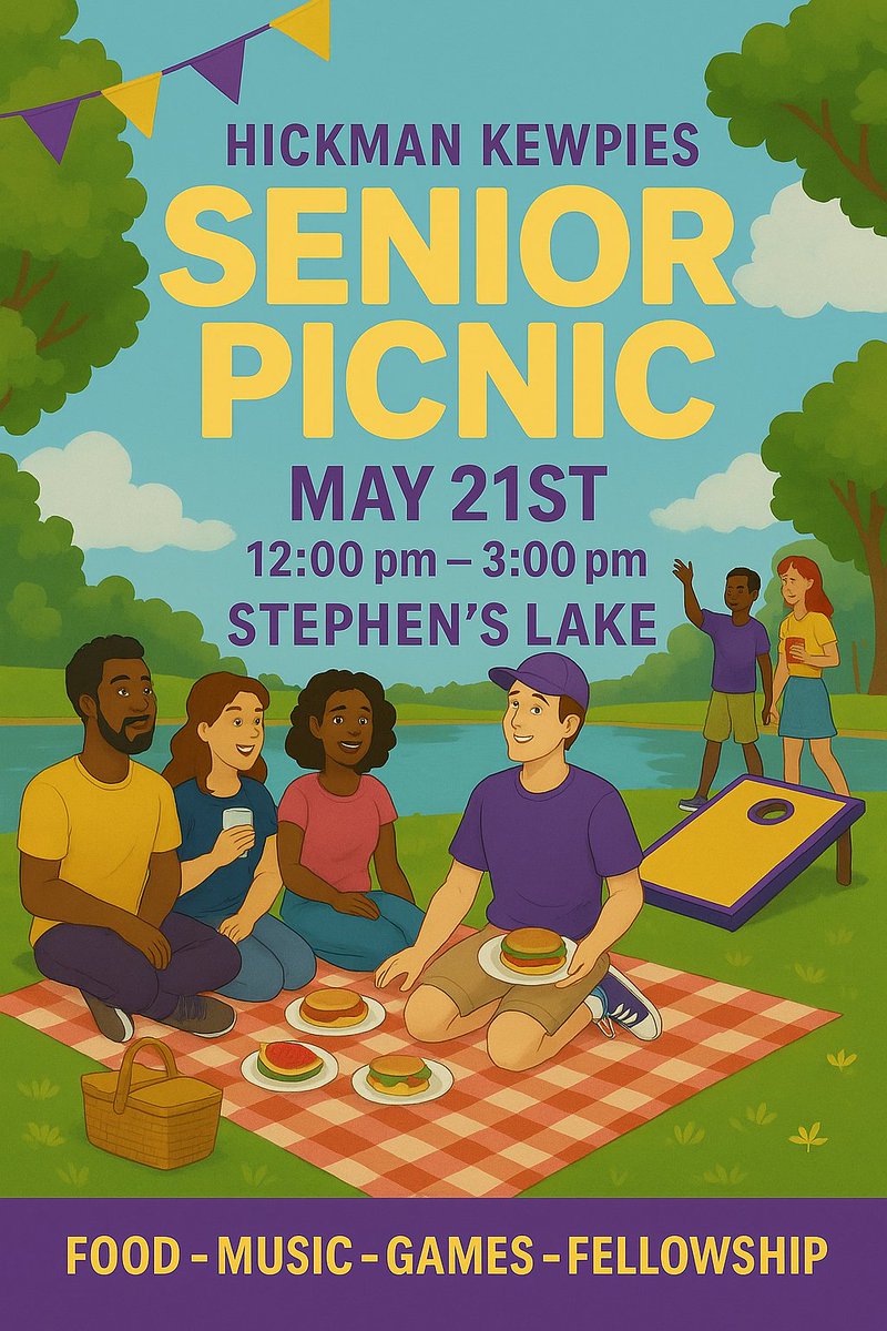 The Countdown To Graduation Is On. 20 Days Before We Send Our Seniors Out The World To Be Great... Well, Wednesday May 21, 2025 Is Our Annual Senior Picnic  &amp; Guess Who's Hosting????? I Can't Wait To Hang Out With This Senior Class  More Time Before Graduation. BE THERE !