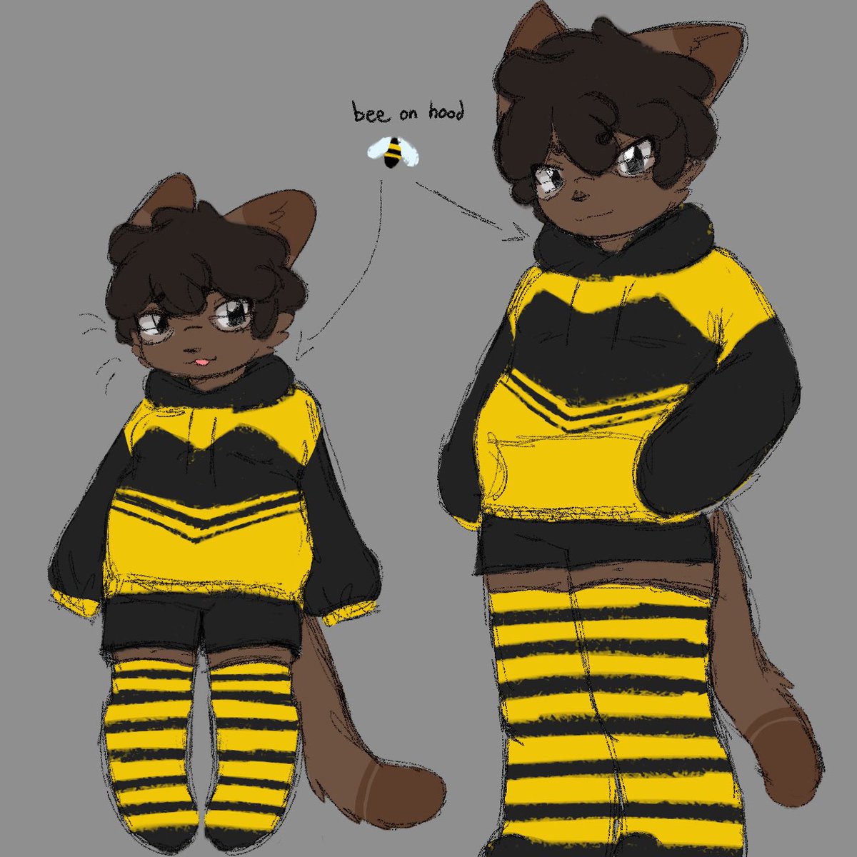 chubbyreeses's tweet image. Self oc “Reeses” drawn by @oujikeiangel
