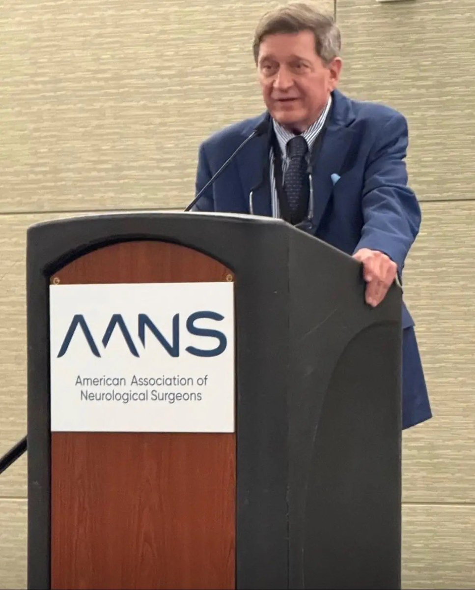 Really proud of my Dad (Alan R. Cohen, MD) for giving the Matson Lecture at the AANS Meeting. Past awardees include titans of neurosurgery and neurology including his mentor Dr. Ransohoff and many friends. <a href="/AANSNeuro/">AANS</a> <a href="/HopkinsNsurg/">Johns Hopkins Neurosurgery</a>