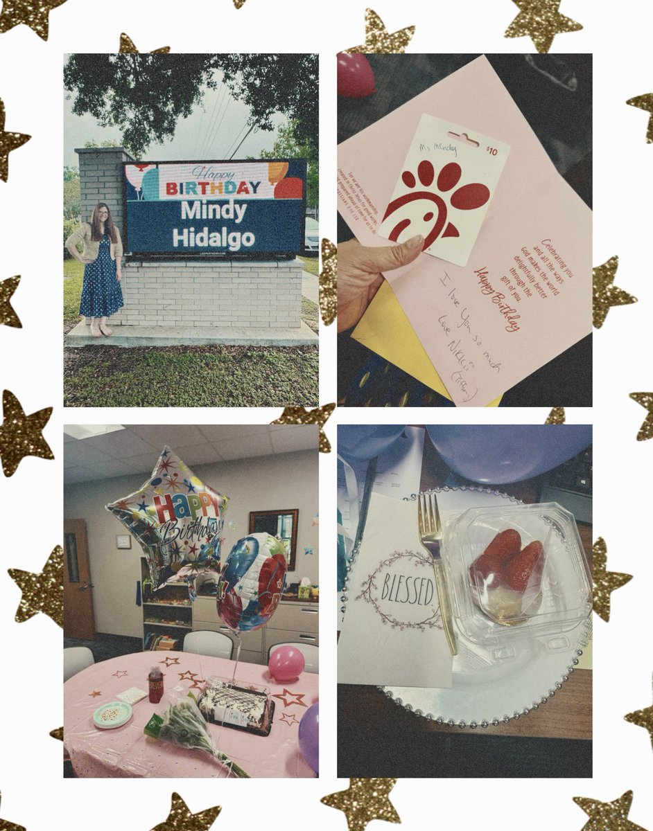 Had a great day feeling loved and appreciated on my birthday! 🥰❤️