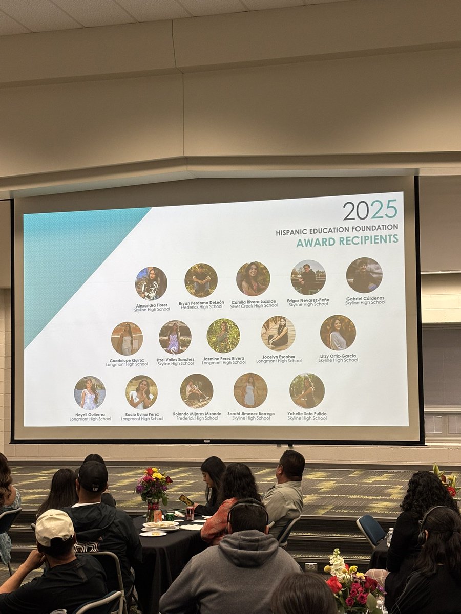Thank you <a href="/hef_longmont/">HEF Longmont</a> for honoring these amazing students this evening! Skyline had seven recipients this year — the future is bright and full of promise! #StVrainStorm. #WeAreSkylineEveryDay!  <a href="/SVVSDsupt/">svvsdsupt</a> <a href="/SVVSDdeputy/">Jackie Kapushion, Ed.D.</a> <a href="/KarlaAllenbach/">Karla Allenbach</a>