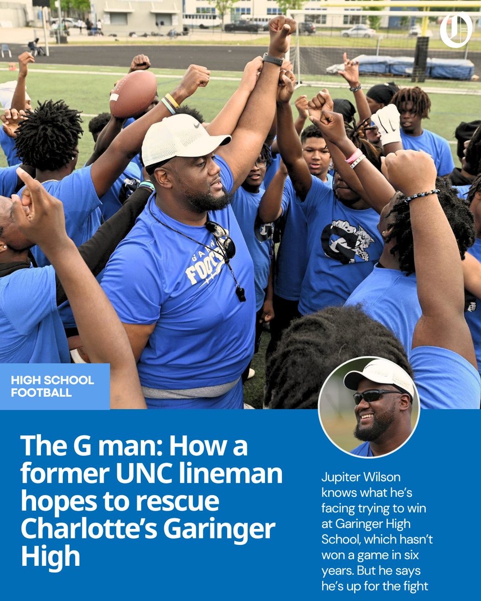 Observer Preps (@charlottepreps) on Twitter photo Jupiter Wilson knows what he’s facing trying to win at Garinger High School, which hasn’t won a game in six years. But he says he’s up for the fight
✍️ <a href="/langstonwertzjr/">Langston Wertz Jr.</a>
📸(the great) <a href="/jsiner/">Jeff Siner</a>
🎥Diamond Vences
charlotteobserver.com/sports/high-sc… Jupiter Wilson knows what he’s facing trying to win at Garinger High School, which hasn’t won a game in six years. But he says he’s up for the fight
✍️ <a href="/langstonwertzjr/">Langston Wertz Jr.</a>
📸(the great) <a href="/jsiner/">Jeff Siner</a>
🎥Diamond Vences
charlotteobserver.com/sports/high-sc…
