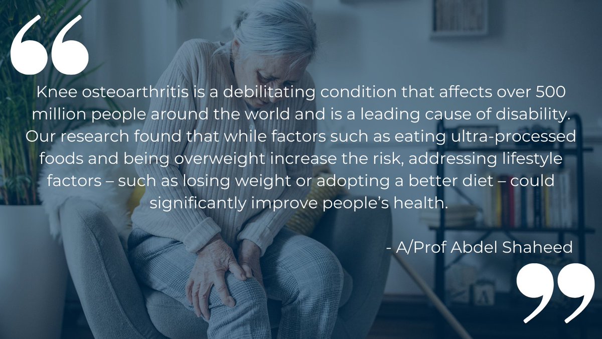 What are the risk factors for knee osteoarthritis?

A/Prof Christina Abdel Shaheed was part of a team that looked at over 150 risk factors for knee osteoarthritis across 131 studies.

This is the largest review of risk factors for developing knee osteoarthritis to date.
