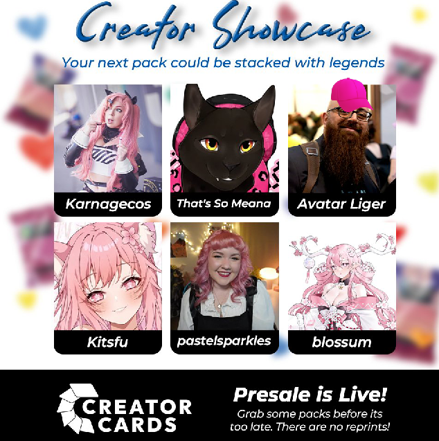 <a href="/CreatorCardsHQ/">Creator Cards</a> <a href="/KarnageCos/">⚡️ Kaser ⚡️🔜 TGX</a> <a href="/ThatsSoMeana/">ThatsSoMeana</a> <a href="/AvatarLiger/">⬇️ Liger</a> <a href="/kitsfu/">Kits 🤍🌸</a> <a href="/pastelsparkless/">pastelsparkles</a> <a href="/blossumVT/">blossum 🎐•🌸•</a> I thought he looked a little out of place so i gave him a hat