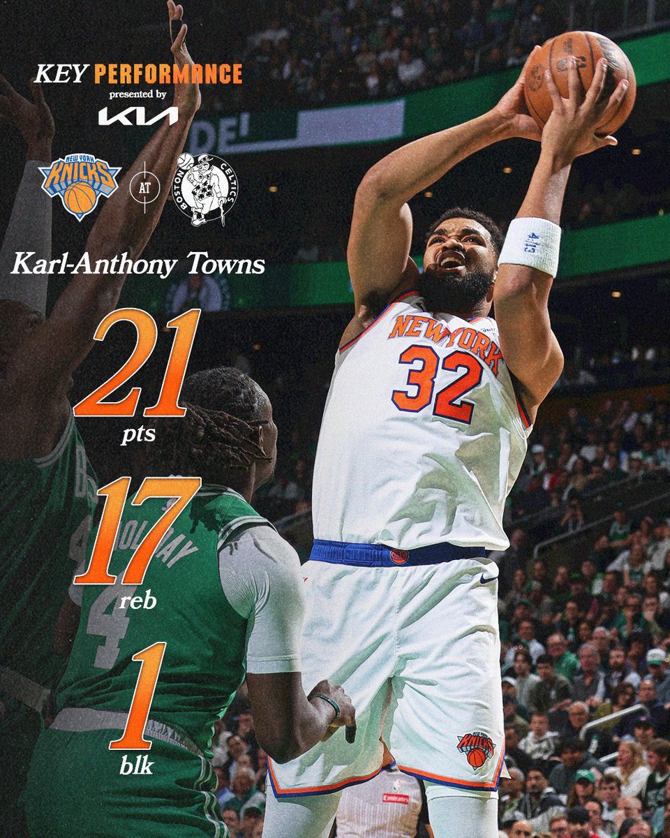 nyknicks's tweet image. KAT had himself a game 🔥