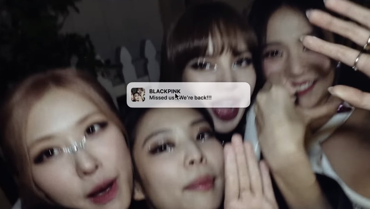 “Missed us? We’re back!!!” - BLACKPINK 😭😭