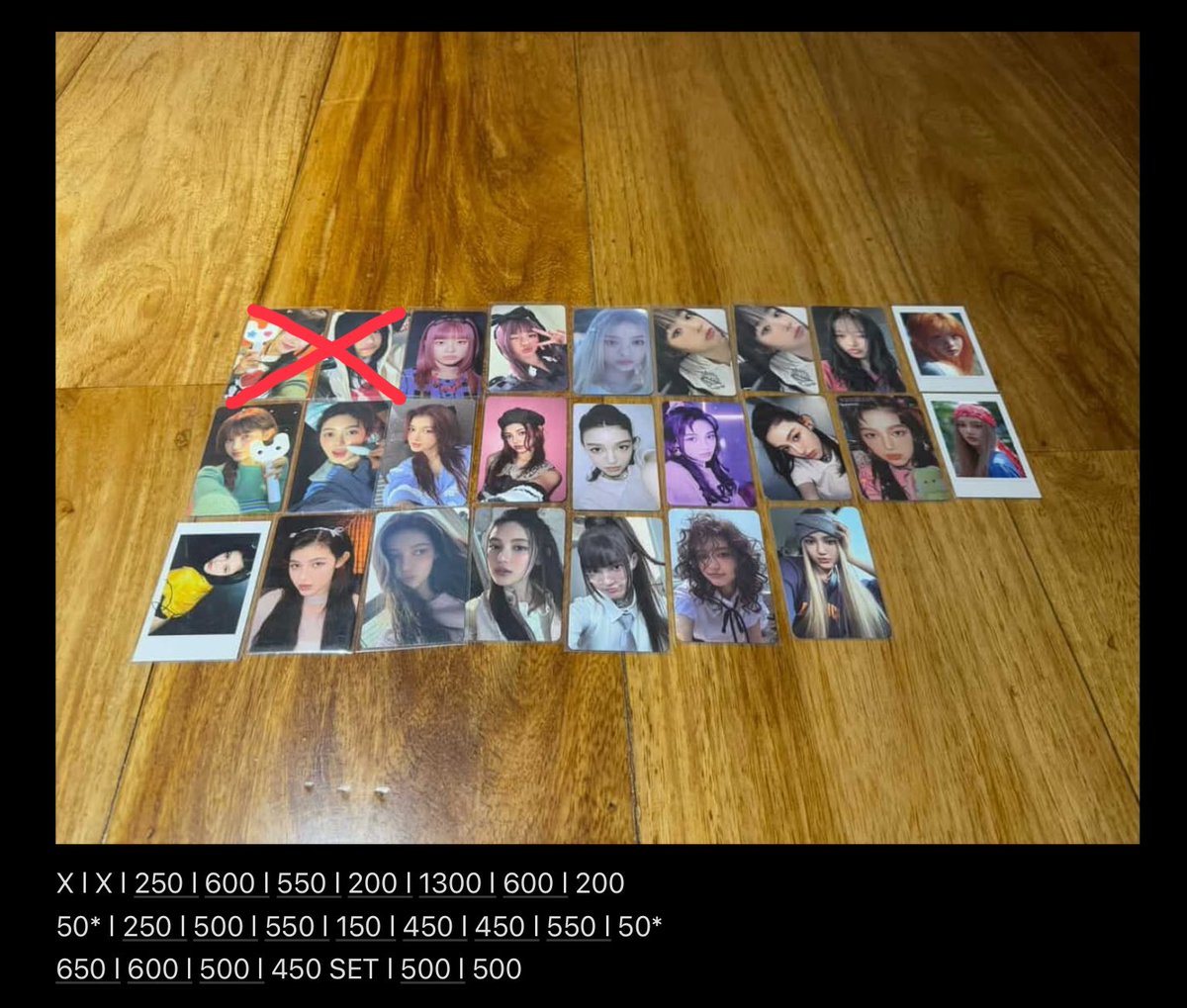 Selling For A Friend Wts Lfb Ph NJZ Bcpcs/Pobs

Price on pic 

Price is nego if payo

X Sensi, * = Flawed/Damaged

Flexi DOP with 30% NRDP

wts lfb ph njz minji hanni danielle haerin hyein debut omg get up how sweet supernatural bcpc pob pc photocard yzy