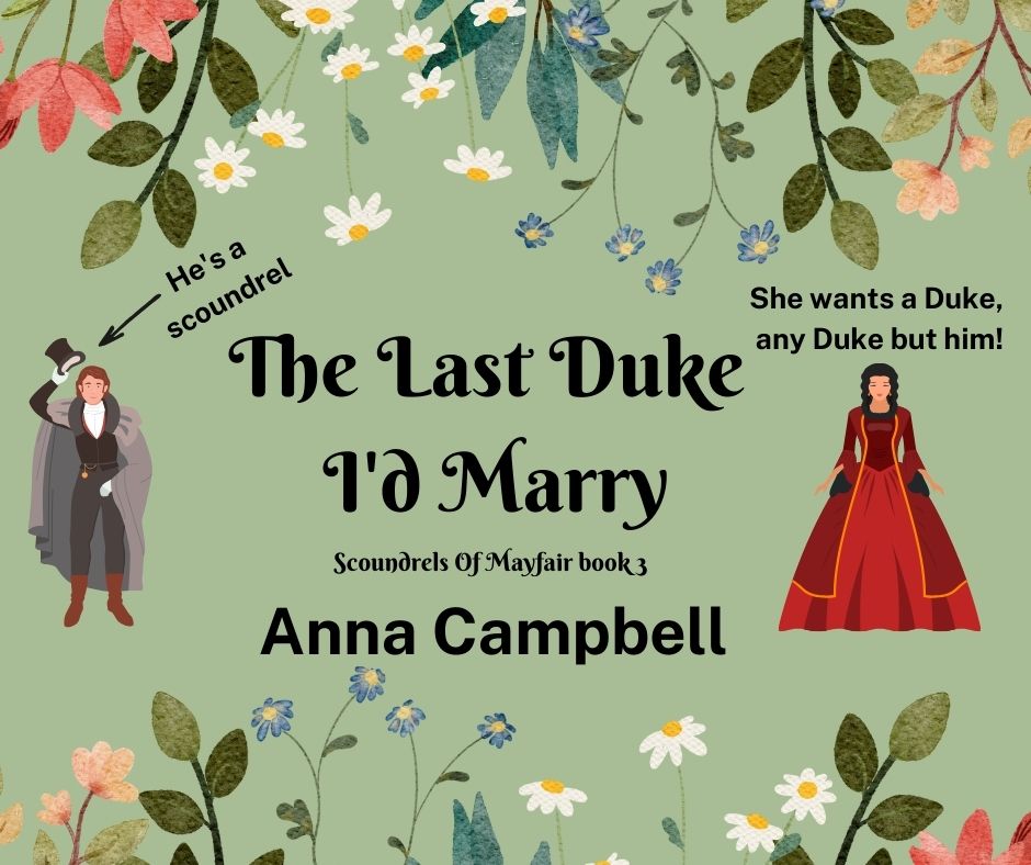 THE LAST DUKE SHE'D MARRY

Scoundrels of Mayfair book 3. Can be read as a standalone.

4.5* on Amazon

"She wants to be a duchess. Just not HIS duchess!"

amazon.com/Last-Duke-Shed…

#romancebooks #steamyromance