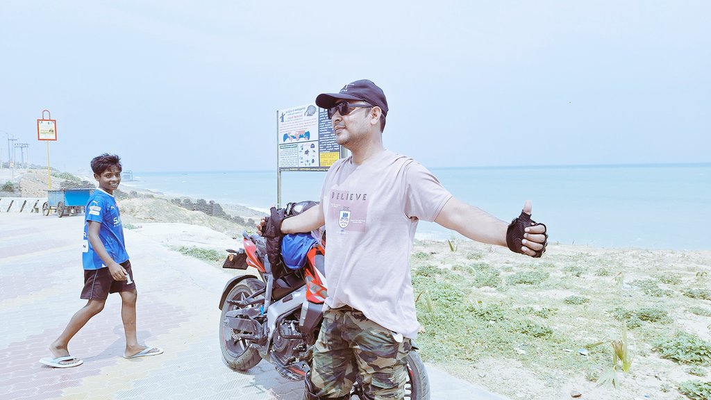KANYAKUMARI.. TIP POINT OF INDIA 🇮🇳 ..SOLO RIDE 👍