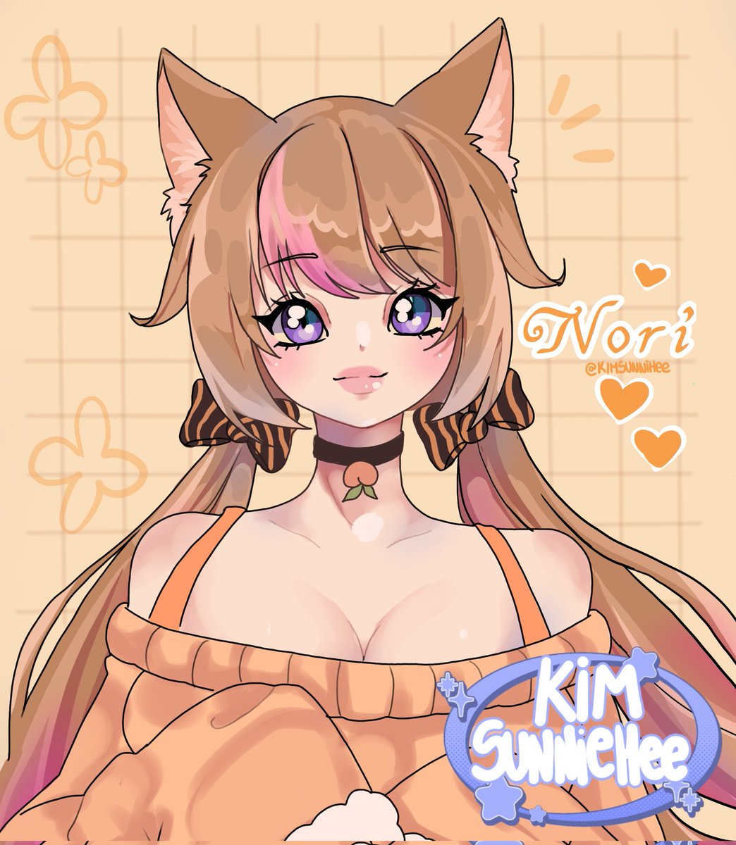 KimSunniHee's tweet photo. Dibujito para @NoriSahara 💕🫶🏻
#Vtuber #Vtuber素材 #art #anime https://t.co/d7LOClSR9H
