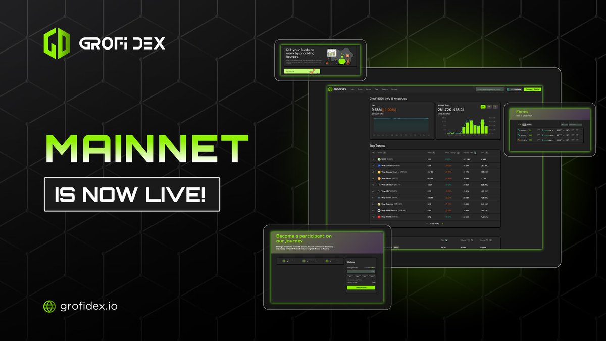 GroFi Dex tweet media