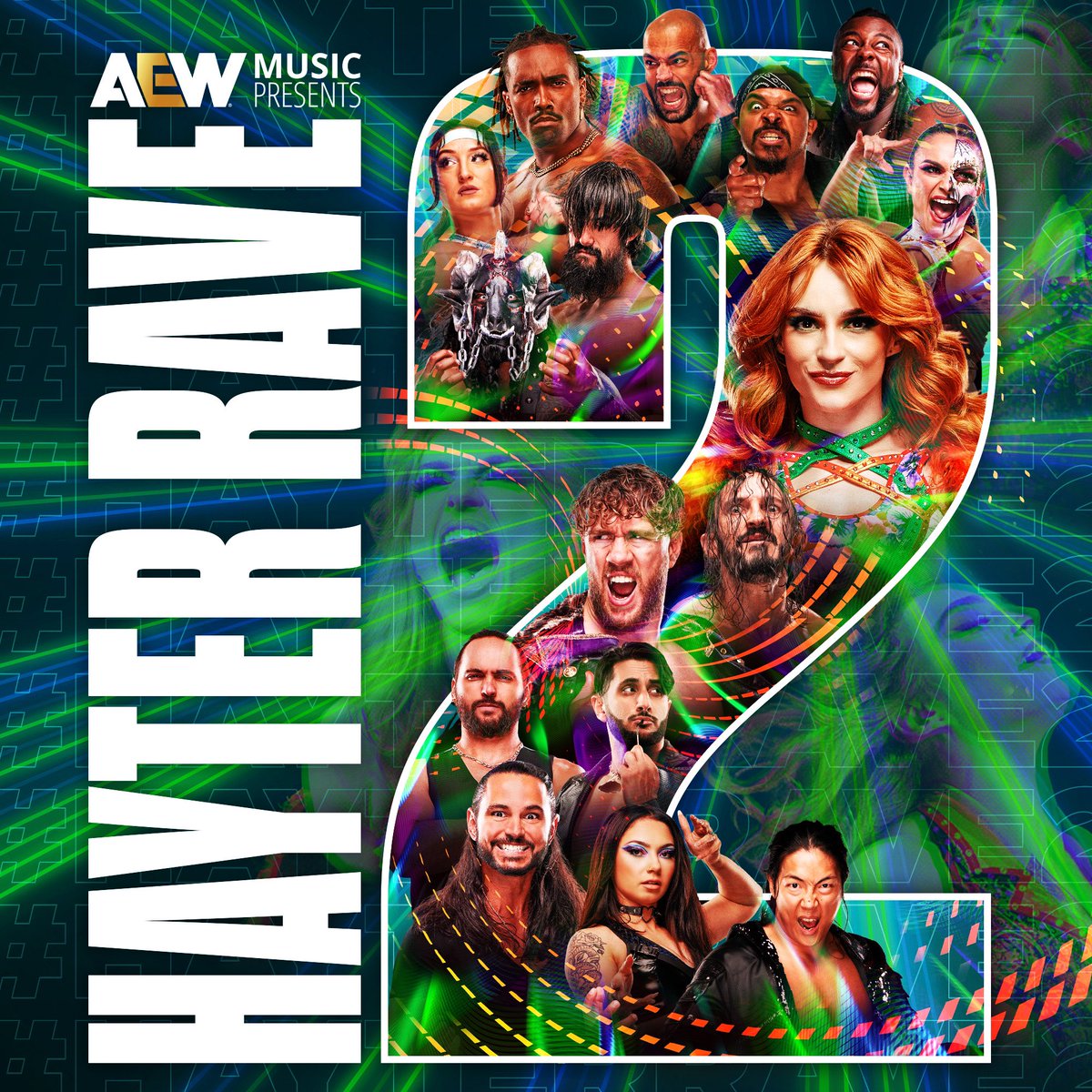 AEWmusic's tweet image. The time is drawing near:
Thursday, June 5th will see the release of #HayterRave2, a 35-minute MEGA RAVE MIX of over 30 #AEWThemes by @MikeyRukus and some very special friends!
Stay tuned for pre-save codes, previews and BTS production goodies!