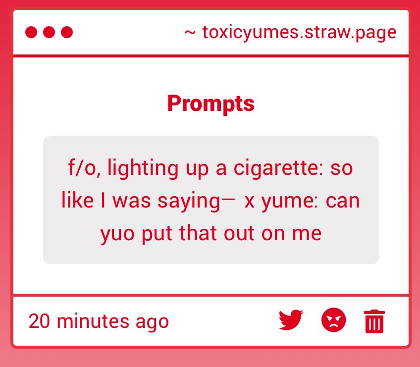 toxicyumes's tweet photo. —Prompt— https://t.co/e2bJPZIOWV