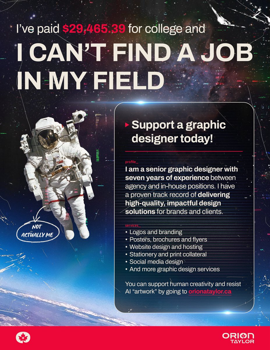 orionataylor's tweet image. As the job hunt continues, I’m looking for any freelance opportunities out there! It’s tough out there so if anyone has any leads, that would be much appreciated. Thanks all!