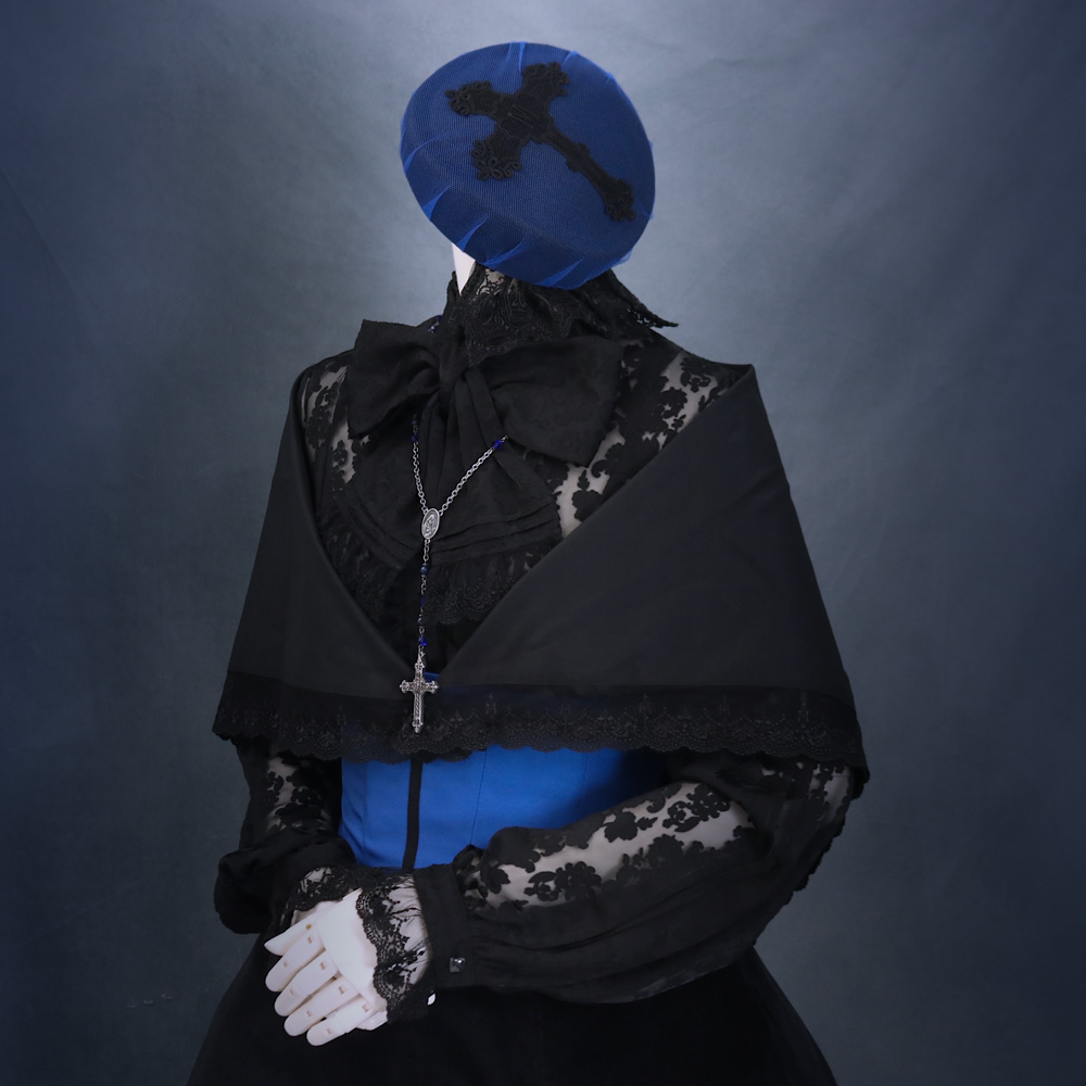 Moi-même-Moitié　ローズ十字架ロザリオネックレス Rose Cross Rosary Necklace | Moi-même-Moitié | Wunderwelt