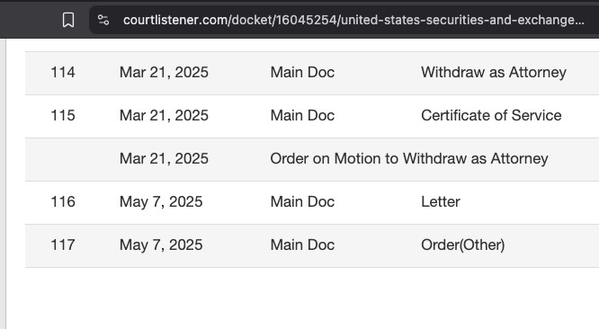 SovereignRiz's tweet image. The Docket on Court Listener was updated today with another letter from @ReggieMiddleton's counsel @FJasonSeibert and an Order by Judge William F. Kuntz granting the amended briefing schedule. 

The parties stipulate to amend the previously unanswered motion (DOC 108) and move…