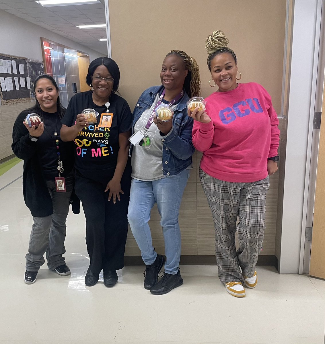 K.Coleman (@kimbernique) on Twitter photo It’s #WEoverME TAKEOVER at <a href="/PleasantRunLISD/">Pleasant Run Elementary</a>! THERE'S NOTHING AVERAGE ABOUT OUR BUNDT-ASTIC
TEAM! <a href="/positive_mrs/">Pamela Alexander-Booker, M. Ed.</a> <a href="/LancasterISD/">Lancaster ISD</a> It’s #WEoverME TAKEOVER at <a href="/PleasantRunLISD/">Pleasant Run Elementary</a>! THERE'S NOTHING AVERAGE ABOUT OUR BUNDT-ASTIC
TEAM! <a href="/positive_mrs/">Pamela Alexander-Booker, M. Ed.</a> <a href="/LancasterISD/">Lancaster ISD</a>