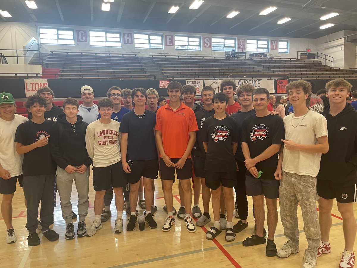 Love that these guys came out to support their teammate!  Congrats on your signing today JJ!!!