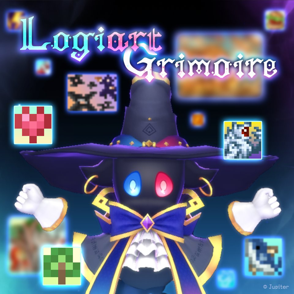 素材と素材を組み合わせて、新たな問題を生み出す…
PS4版『 #LogiartGrimoire ( #ロジアートグリモワール )』は好評配信中です。

エミールと力を合わせて魔書を復活させてみませんか？

▼ストアページ
store.playstation.com/ja-jp/concept/…