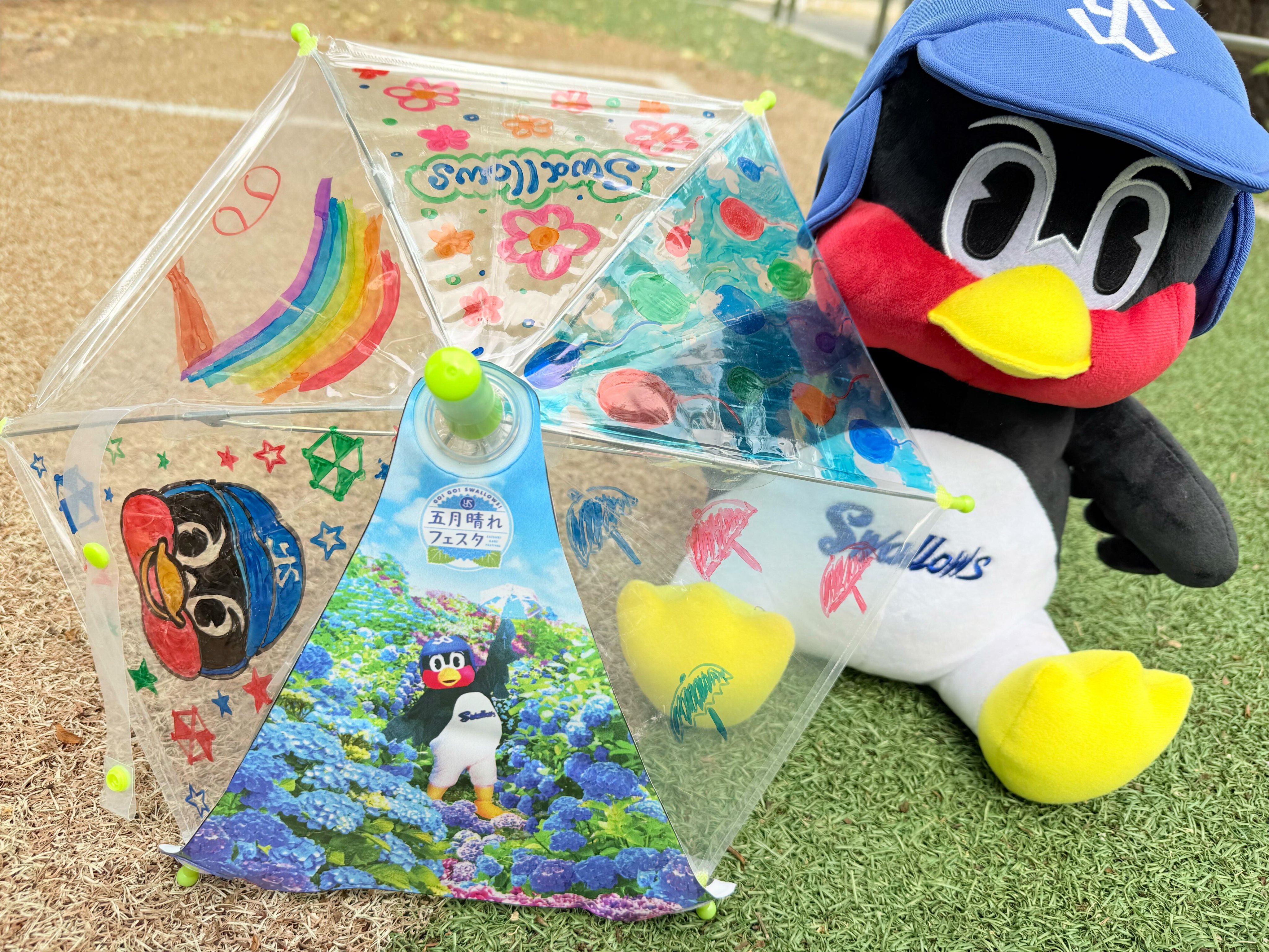 ゆ*こ様 ♡つば九郎実写デザイン♡ スワローズ 2025 五月晴れフェスタユニフ ゆ*こ様 ♡つば九郎実写デザイン♡ スワローズ 2025 五月晴れ