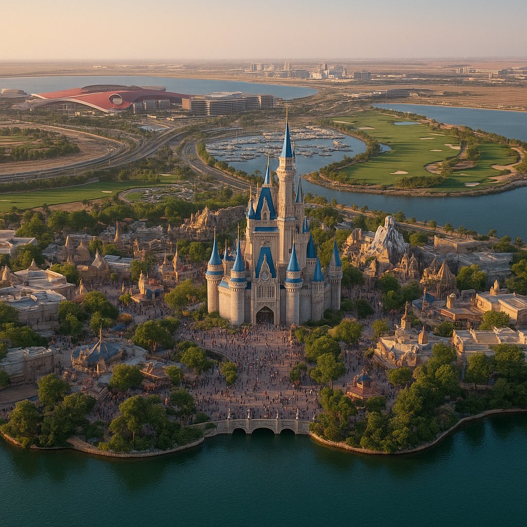 #ديزني_ابوظبي
رغم انو مش بعمر  العاب دزني 
بس احساس الطفوله بالفرح حلو 
الي تعملو المدن بسنين و عجئه  ابو ظبي  تعملو بهدوء  وانبهار 
قولو ما شاء الله