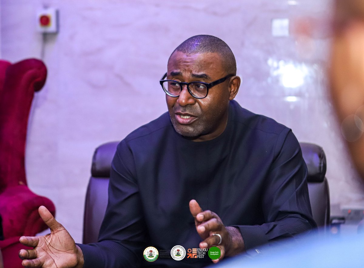 Enugu_techfest's tweet image. Our investors had an insightful meeting with founders after the main event last night.
Graciously hosted by Ekene Odum of @genesystechhub
The mixer brought together brilliant minds like Napa Onwusah @cynthiaechisom, @eliezerajah, and @_arthurokonkwo.
#etf2025 #coaltocode #tech