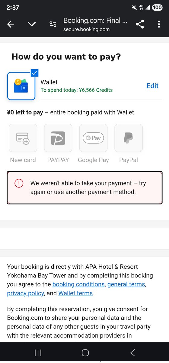 JT Valor (@jt_valor) on Twitter photo Im sad to say that no one should ever use <a href="/bookingcom/">Booking.com</a> . I've been using their service for years and genuinely loved it, but now that I've seen just how unhelpful their customer service is I'd say stay away. The issue I'm having is I cant pay for a hotel through their app anymore. Im sad to say that no one should ever use <a href="/bookingcom/">Booking.com</a> . I've been using their service for years and genuinely loved it, but now that I've seen just how unhelpful their customer service is I'd say stay away. The issue I'm having is I cant pay for a hotel through their app anymore.