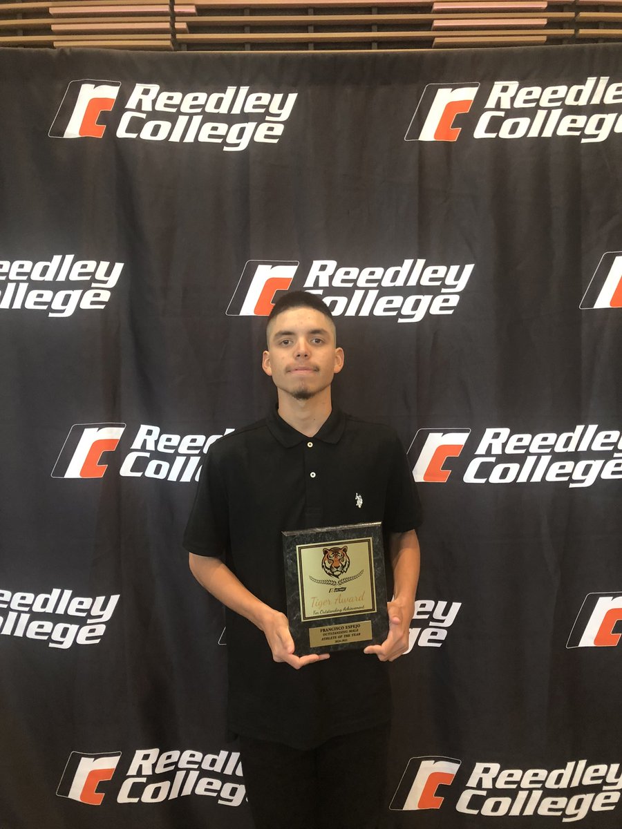 Tiger Pitcher, Francisco Espejo, was the recipient of the Male Athlete of the Year at the Tiger Awards this evening.