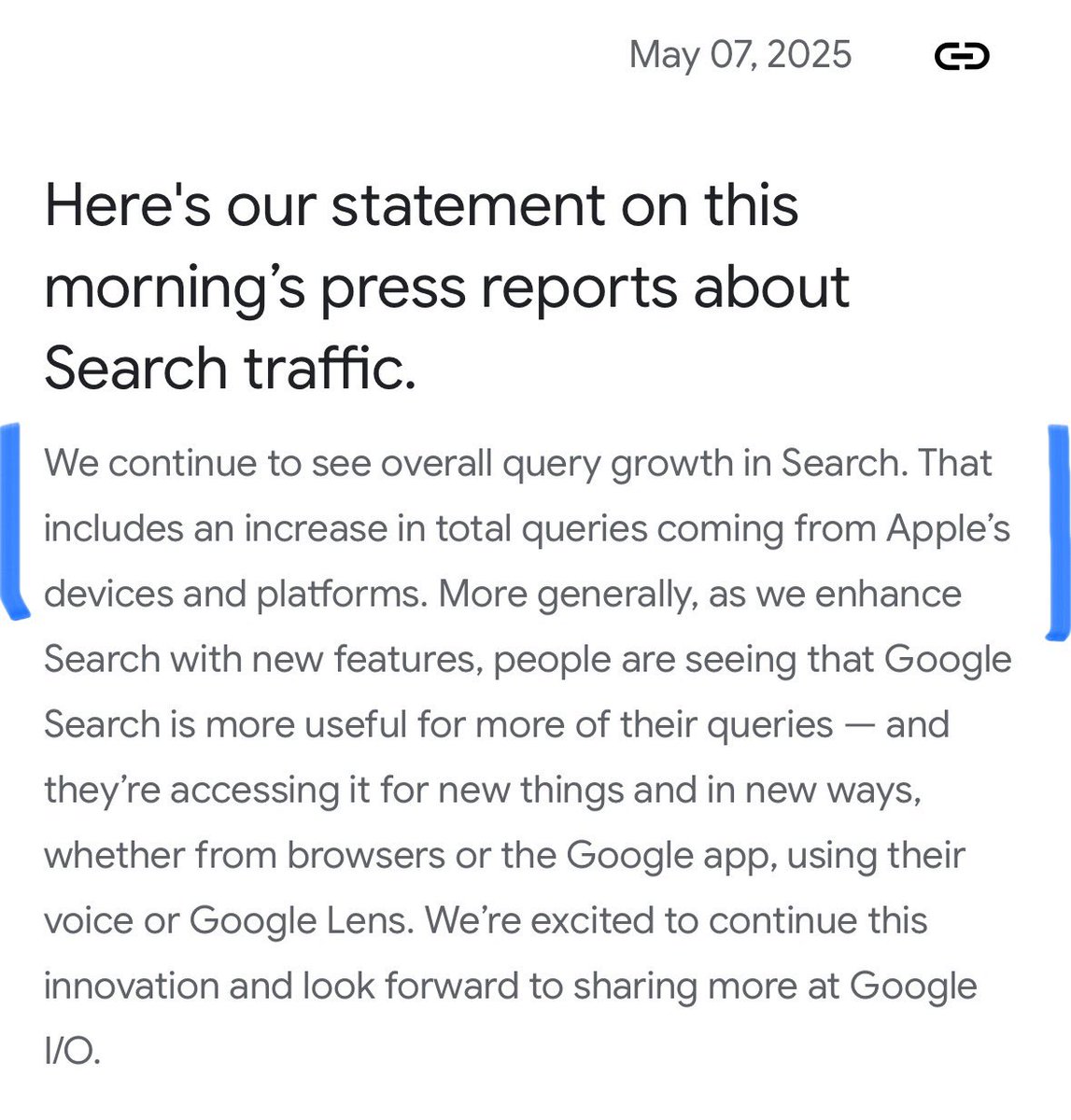 In other words, Safari is losing browser market share. 

blog.google/products/searc…