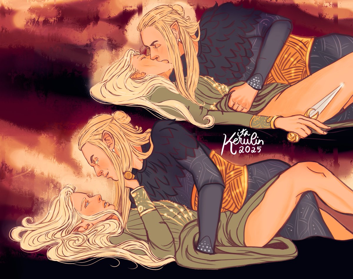 KithKerulin's tweet image. Agora sim gente!!! Concluído e usando as referencias do filme (TROIA) de fato, que da outra fiz de cabeça e FICOU HORRIVEL. Agora usei as refs corretas 😩🤌 ✨💋🔪🎀💍✨ 
#Annatariel #Saurondriel #Annatar #Galadriel #saurondriel #aneisdepoder #ringsofpower