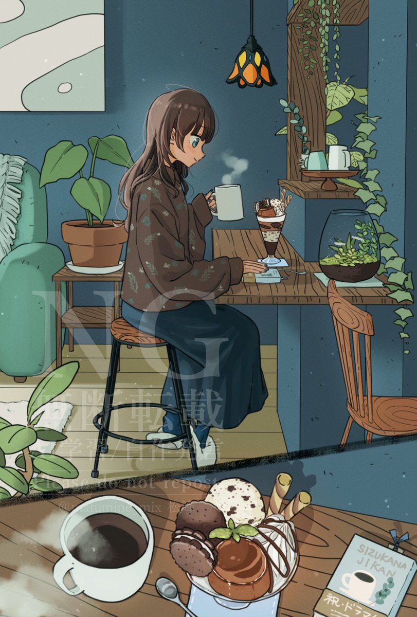 「#こんなシリーズあります パフェづくし」|松峰￤イラストレーター お仕事募集中のイラスト