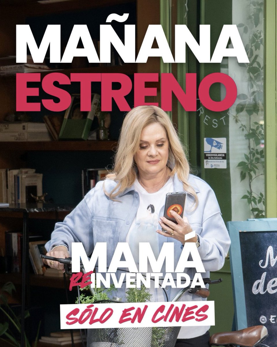 mayraegarza's tweet photo. Ya es mañana 👏🏻👏🏻👏🏻
Mamá Reinventada solo en Cines 
#ErikaBuenfil 🩷
#VideoCine #MamaReinventada https://t.co/lfl7XpeHFu