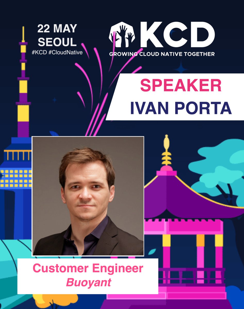 I’m honored to be speaking at #KCDSeoul 2025! 
My talk will focus on how to unlock #ServiceMesh value from day 0 streamlining operations and freeing developers to build the next killer cloud-native application. #Kubernetes #DevOps #CNCF

📅 Full lineup: lnkd.in/dqRc4FTC