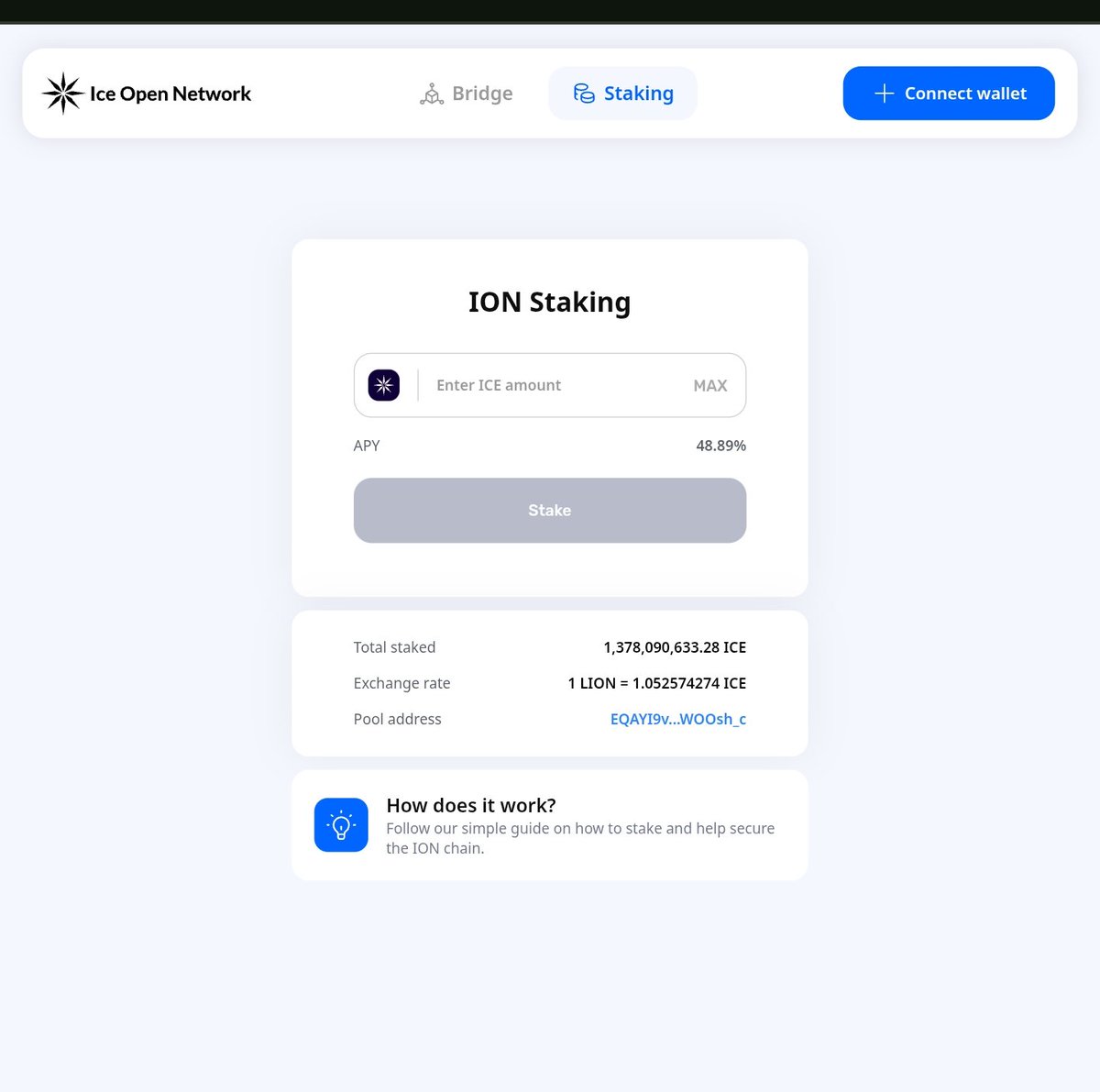 Manish Yadav (@ydvmanishmayank) on Twitter photo Billions of staking in ice ( <a href="/ice_blockchain/">Ice Open Network</a> )💥💥
Invest and hold at least till 2025 .
you will never regret it.
#Crypto Billions of staking in ice ( <a href="/ice_blockchain/">Ice Open Network</a> )💥💥
Invest and hold at least till 2025 .
you will never regret it.
#Crypto