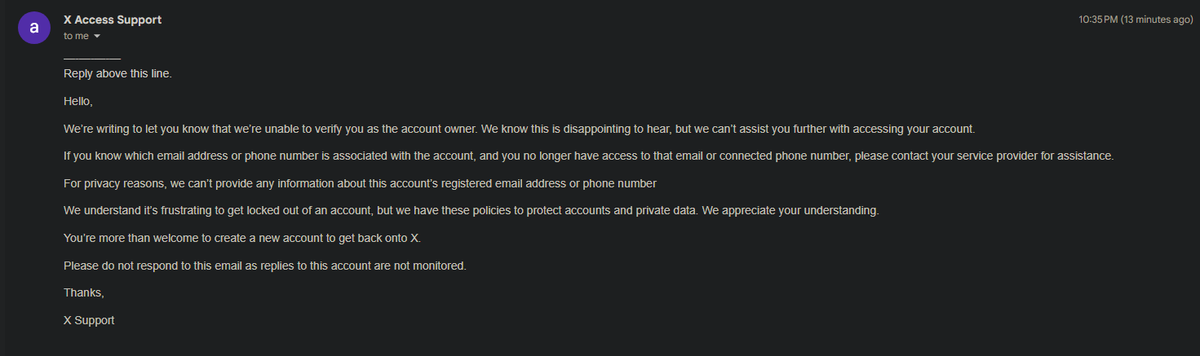 Anomalous tweet media