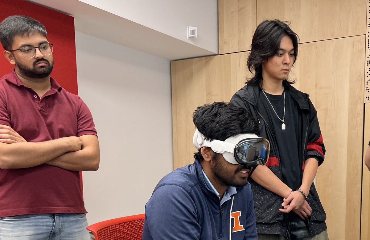 Vish Vijayakumar (@vishwaarth) on Twitter photo Finishing off my last week at <a href="/ILLINOISmed/">Carle Illinois Med</a> learning how to perform procedures using VR modules constructed in-house by a team of engineers, CIMED professors, and physicians. Easily one of the most elegant, intuitive VR modules I have demoed! Finishing off my last week at <a href="/ILLINOISmed/">Carle Illinois Med</a> learning how to perform procedures using VR modules constructed in-house by a team of engineers, CIMED professors, and physicians. Easily one of the most elegant, intuitive VR modules I have demoed!