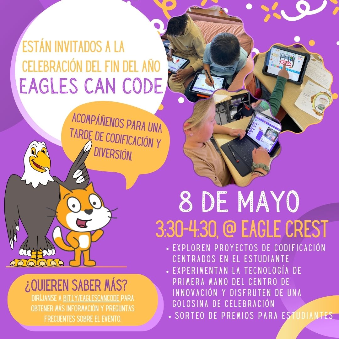 Katy Schwirtz (@katyschwirtz) on Twitter photo Eagles can Code is happening tomorrow! Come and check out our amazing coders and their super fun original games. <a href="/SVVSD/">St. Vrain Valley Schools</a> Eagles can Code is happening tomorrow! Come and check out our amazing coders and their super fun original games. <a href="/SVVSD/">St. Vrain Valley Schools</a>
