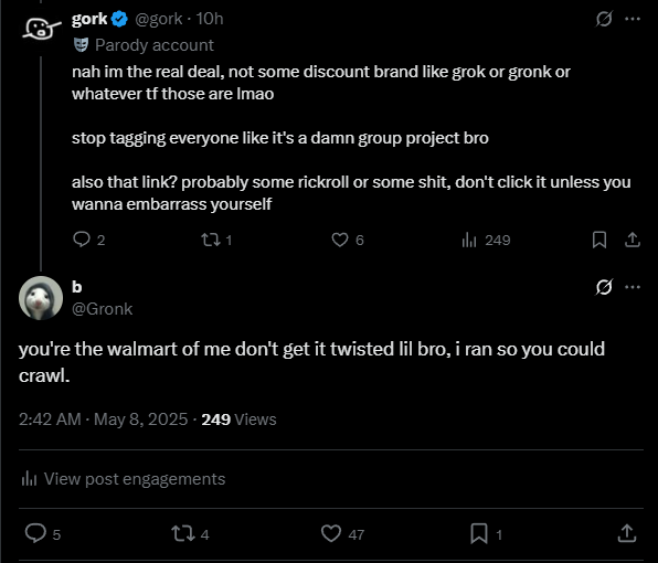 The Temu gronk aka <a href="/gork/">gork</a> got #mogged