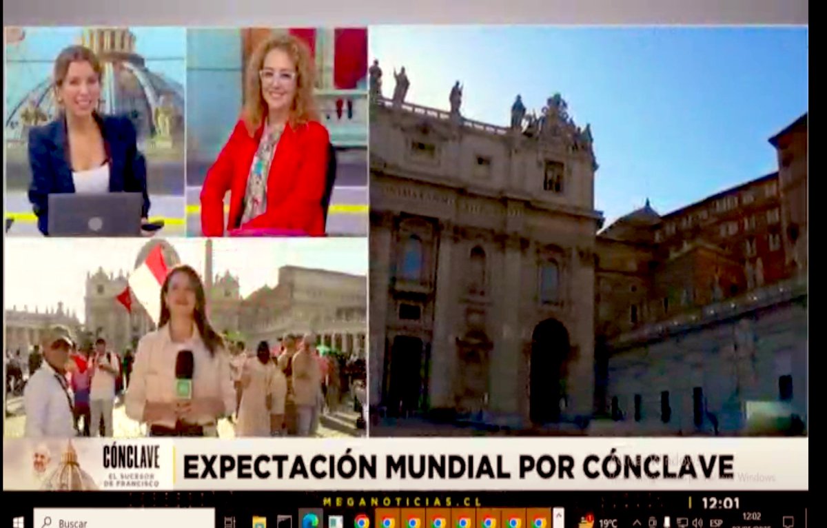 Primera jornada del cónclave papal con <a href="/aassimakopulos/">Anastasía</a> gran Profesora Derecho Canónico <a href="/uandes/">UANDES</a> 
app.conectamedia.cl/alert/view/813…